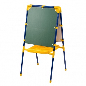 Мольберт детский двусторонний с пластиковой азбукой (Ника, М1 СИНИЙsim)